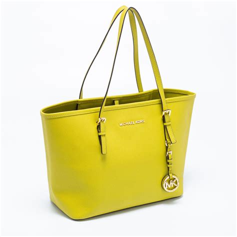 michael kors neon tote